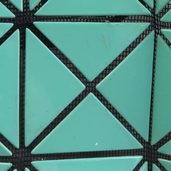 Auth BAOBAO ISSEYMIYAKE Handbag Tote Bag Green PVC - Picture 6 of 14